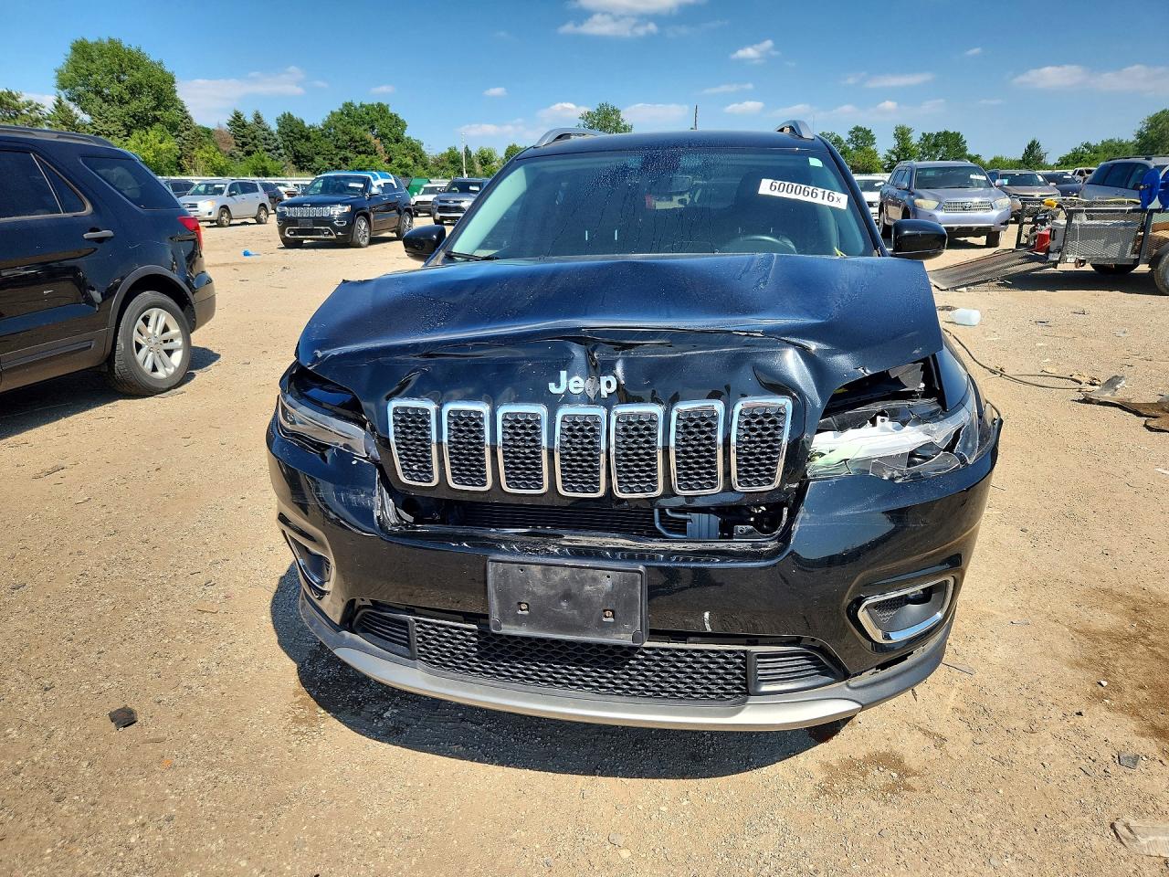 2019 Jeep Cherokee Limited Black vin: 1C4PJMDN7KD209174