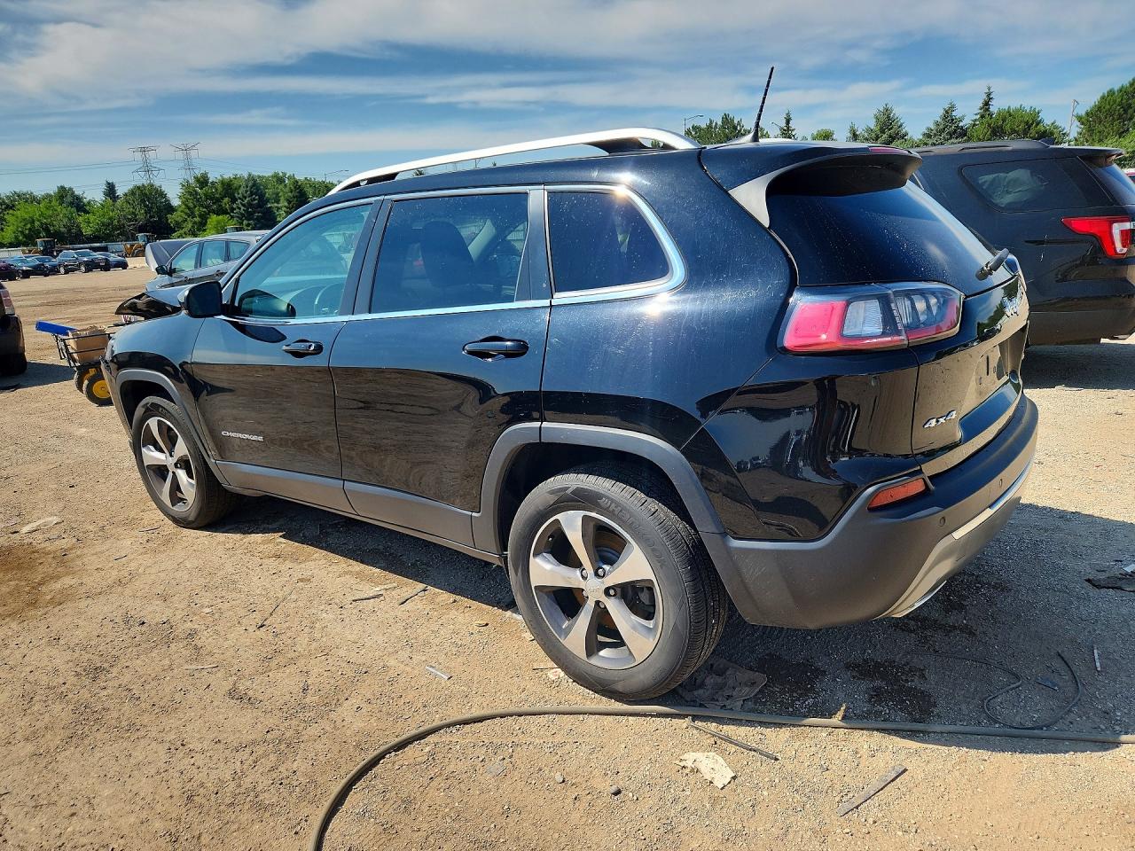 2019 Jeep Cherokee Limited Black vin: 1C4PJMDN7KD209174