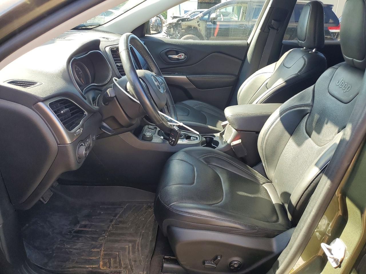 2019 Jeep Cherokee Limited Green vin: 1C4PJMDN8KD151186