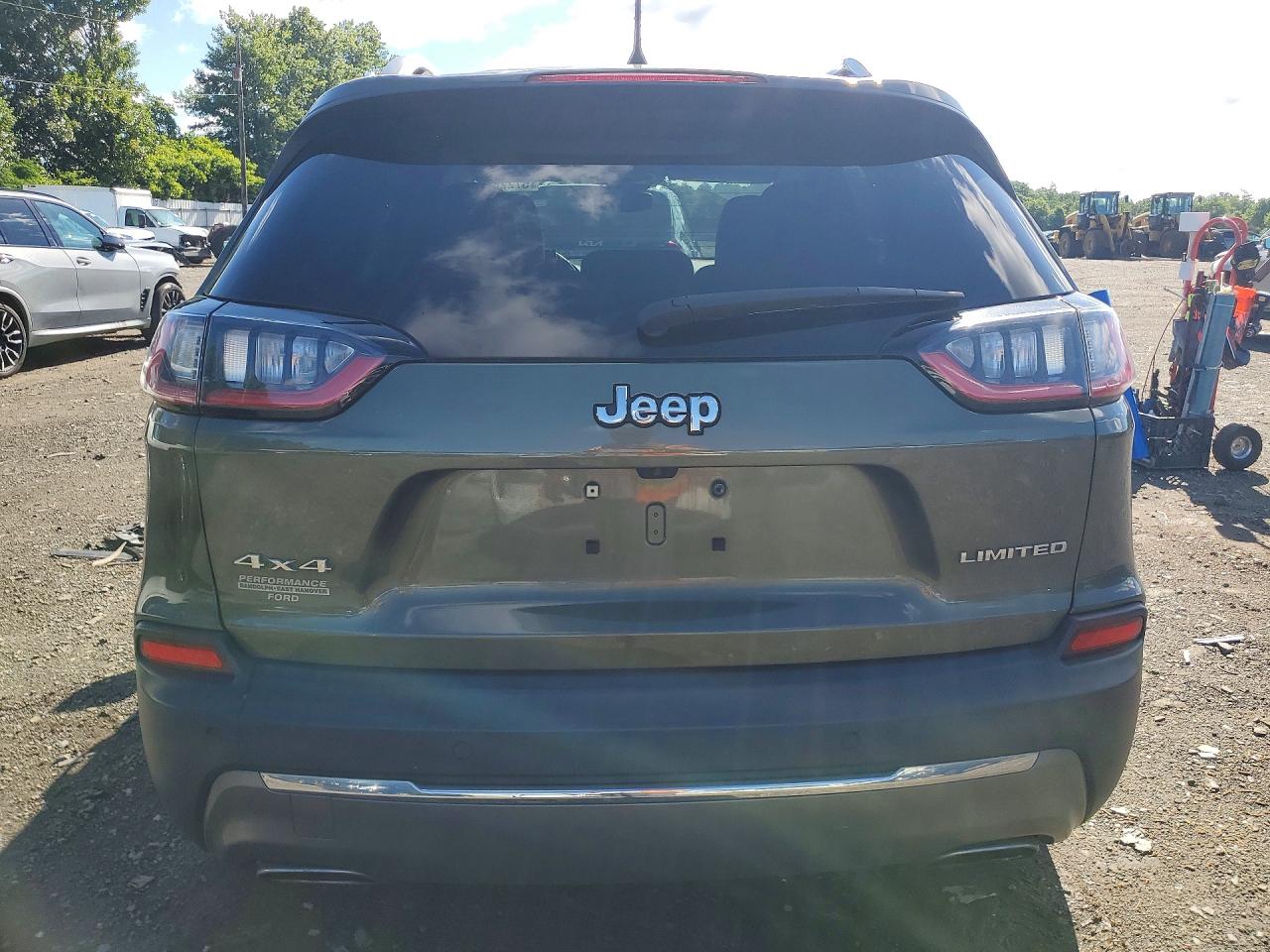 2019 Jeep Cherokee Limited Green vin: 1C4PJMDN8KD151186