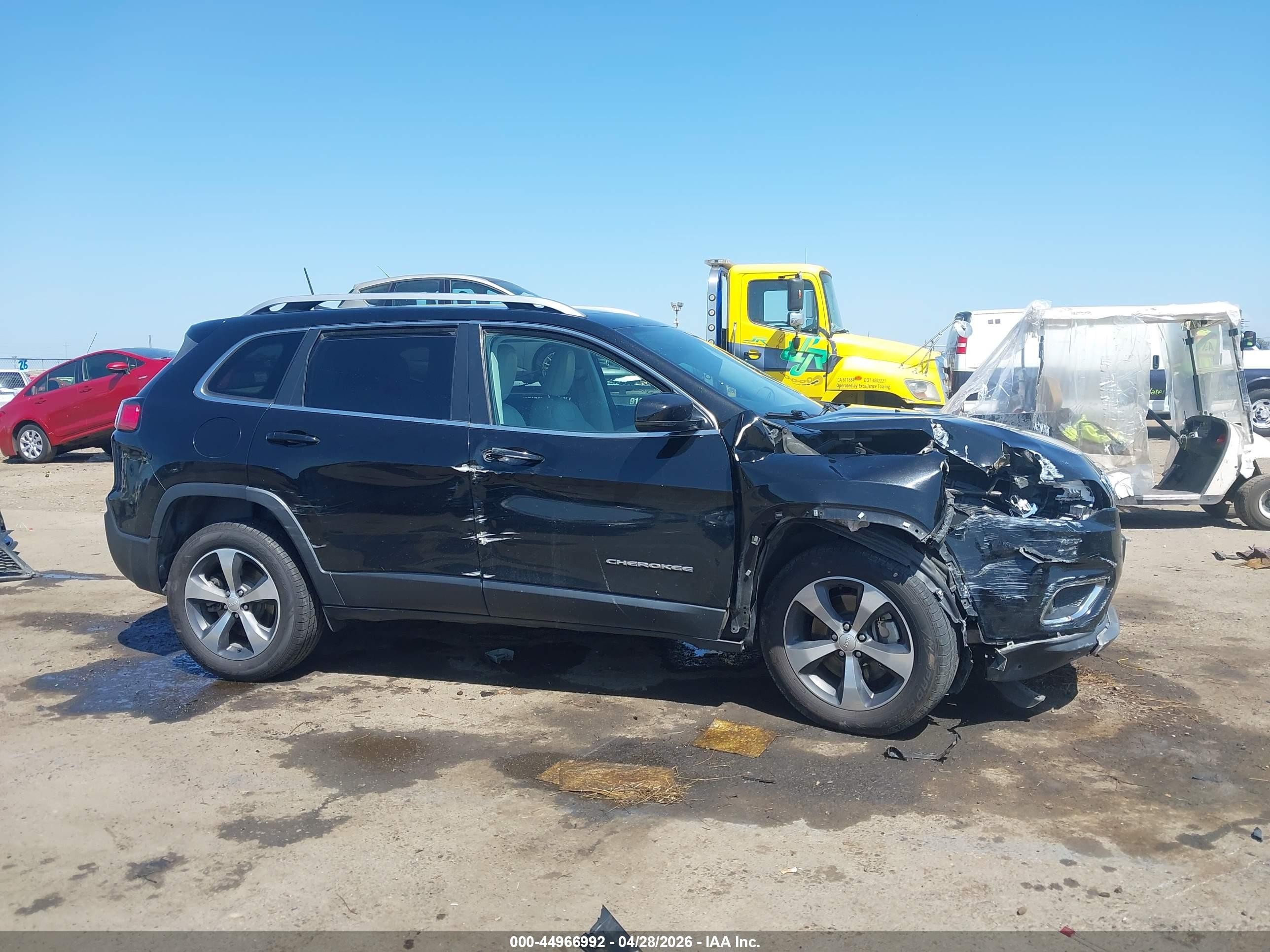2019 Jeep Cherokee Limited 4x4 Black vin: 1C4PJMDN9KD177005