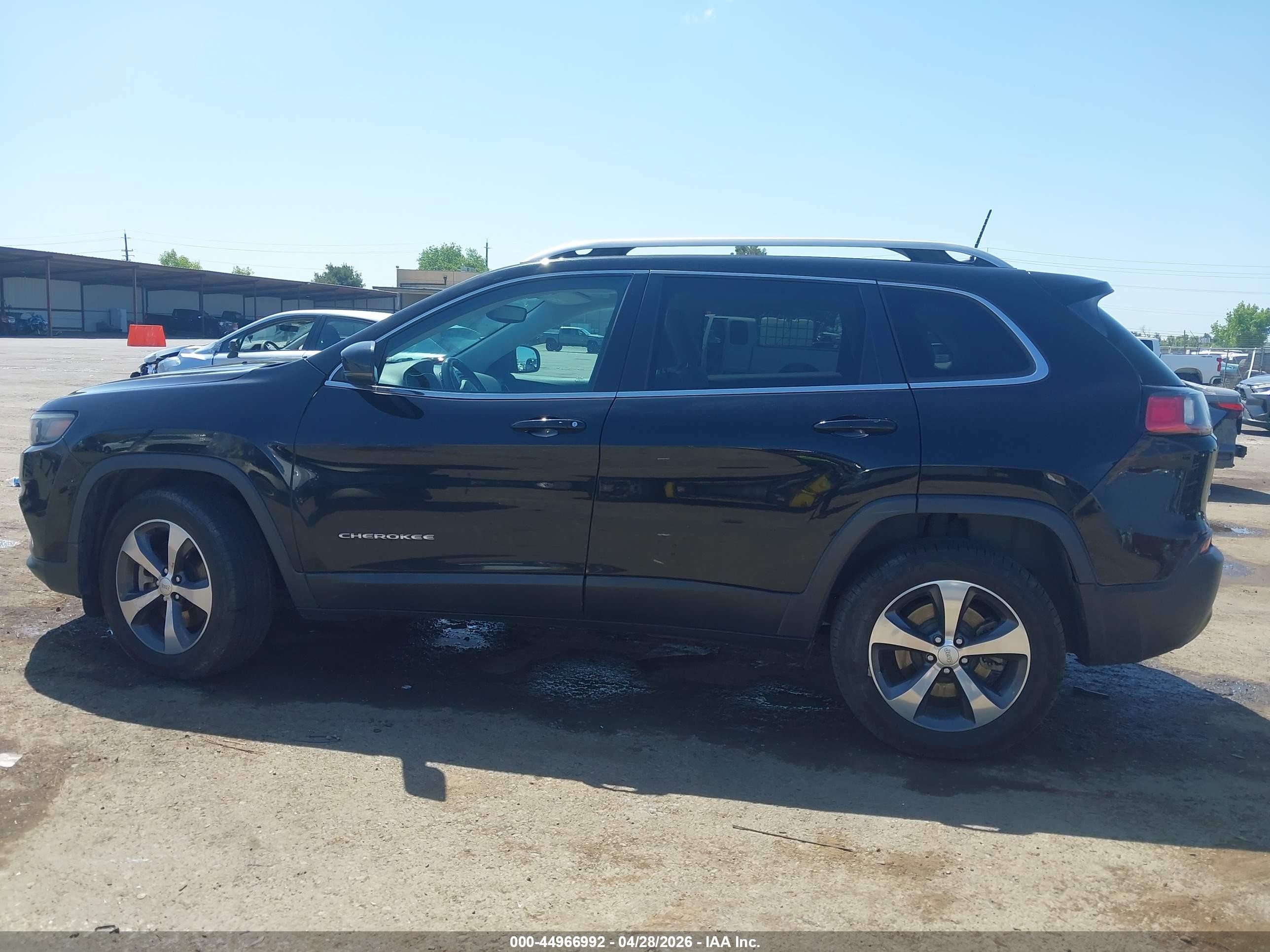 2019 Jeep Cherokee Limited 4x4 Black vin: 1C4PJMDN9KD177005