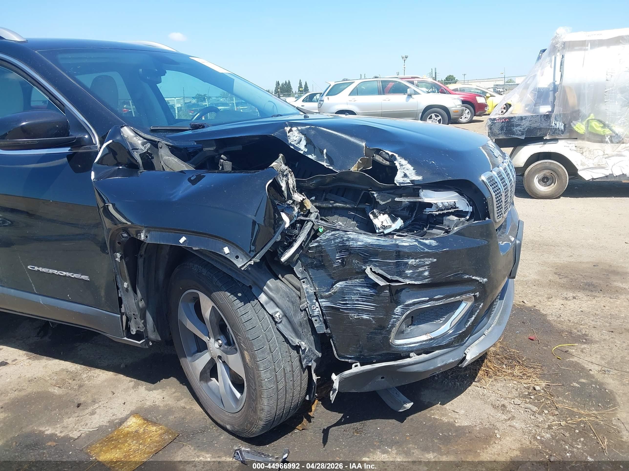 2019 Jeep Cherokee Limited 4x4 Black vin: 1C4PJMDN9KD177005