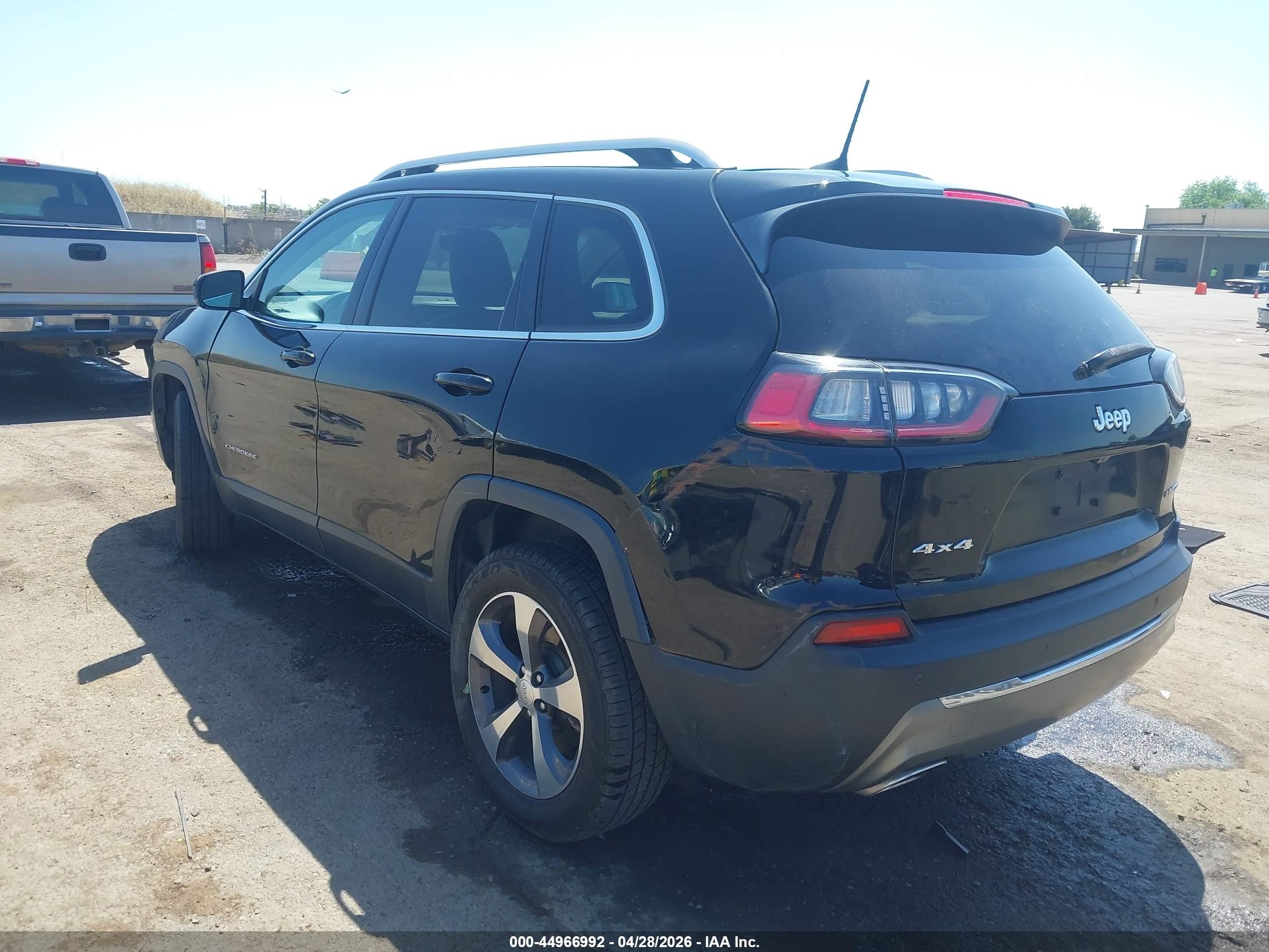 2019 Jeep Cherokee Limited 4x4 Black vin: 1C4PJMDN9KD177005