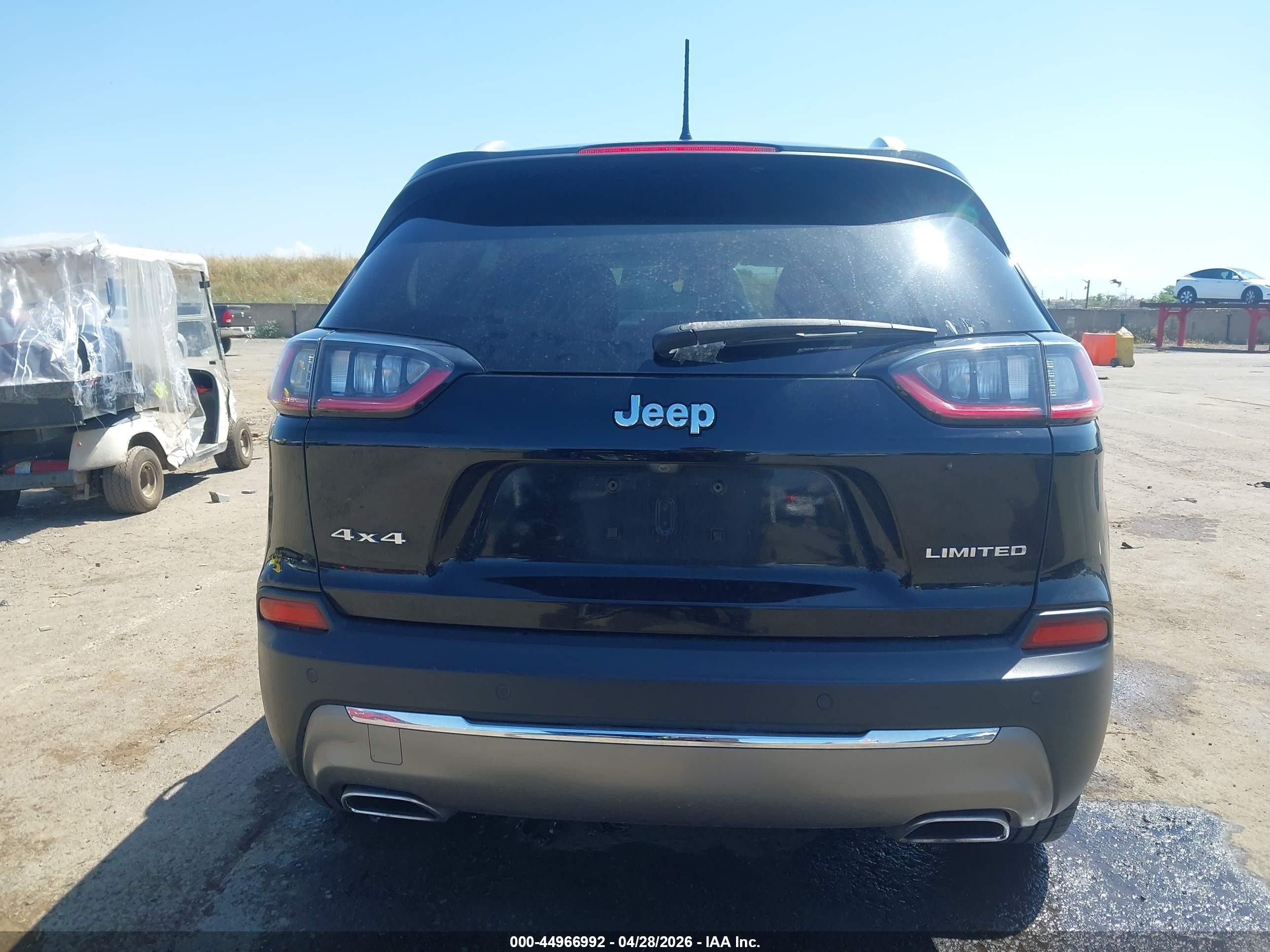 2019 Jeep Cherokee Limited 4x4 Black vin: 1C4PJMDN9KD177005