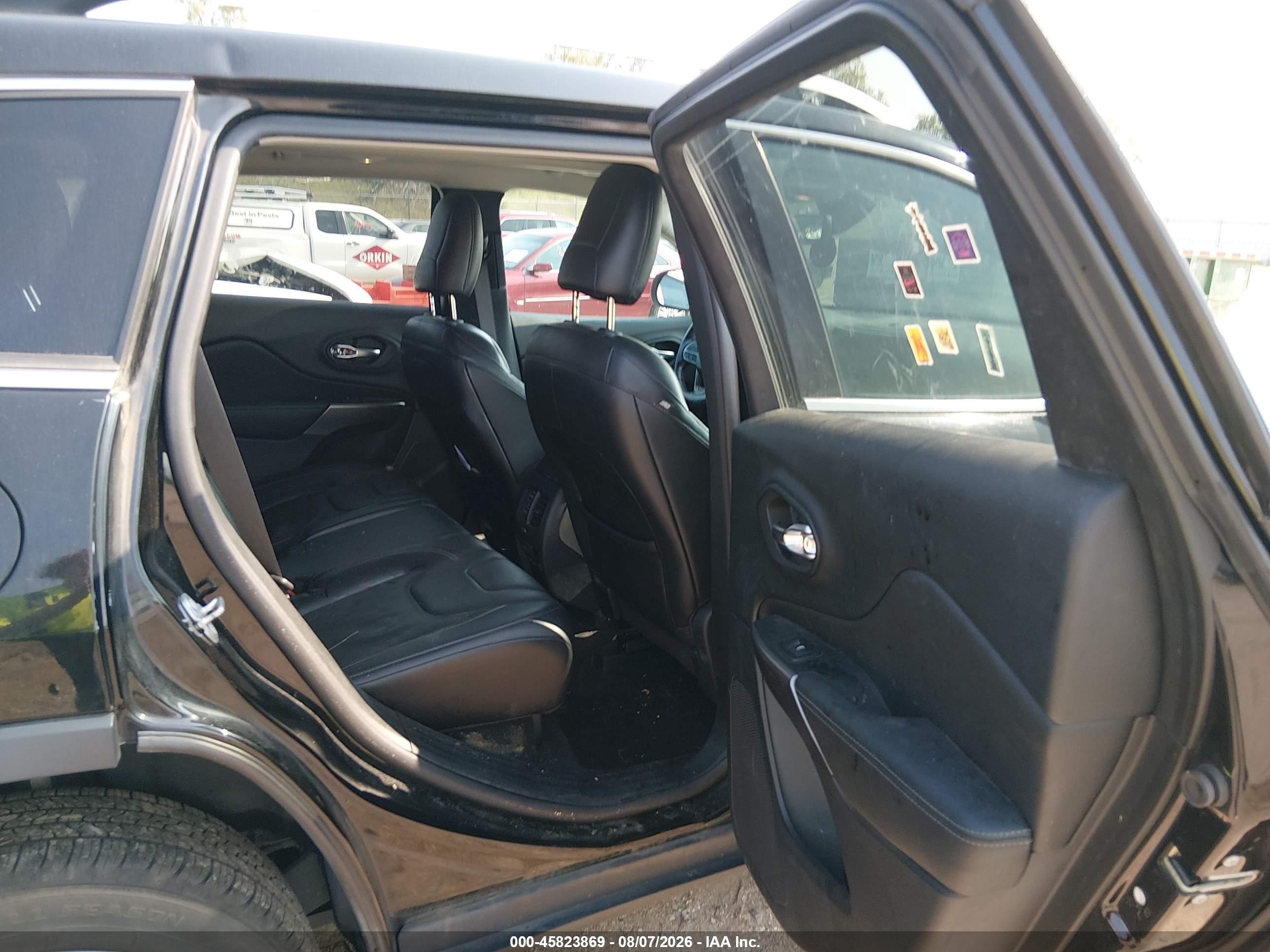 2019 Jeep Cherokee Limited 4x4 Black vin: 1C4PJMDN9KD258263
