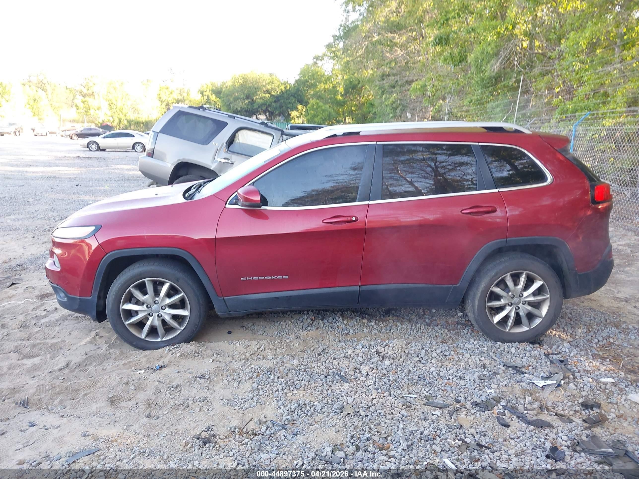 2014 Jeep Cherokee Limited Red vin: 1C4PJMDS0EW132050