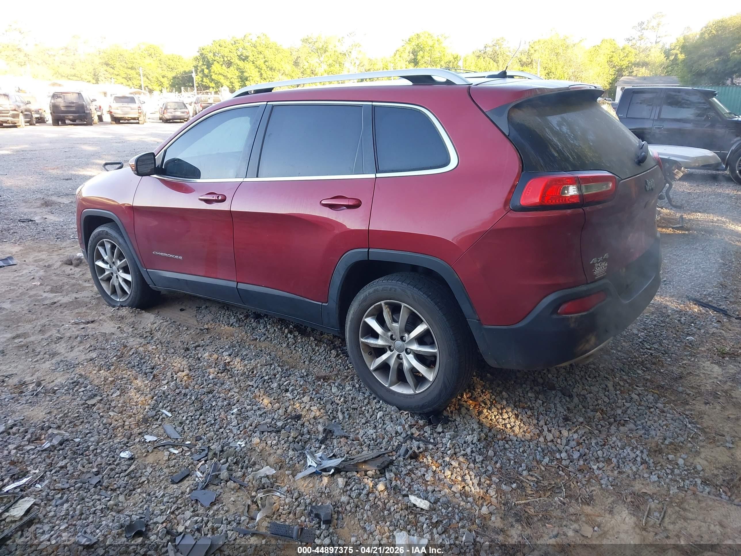 2014 Jeep Cherokee Limited Red vin: 1C4PJMDS0EW132050