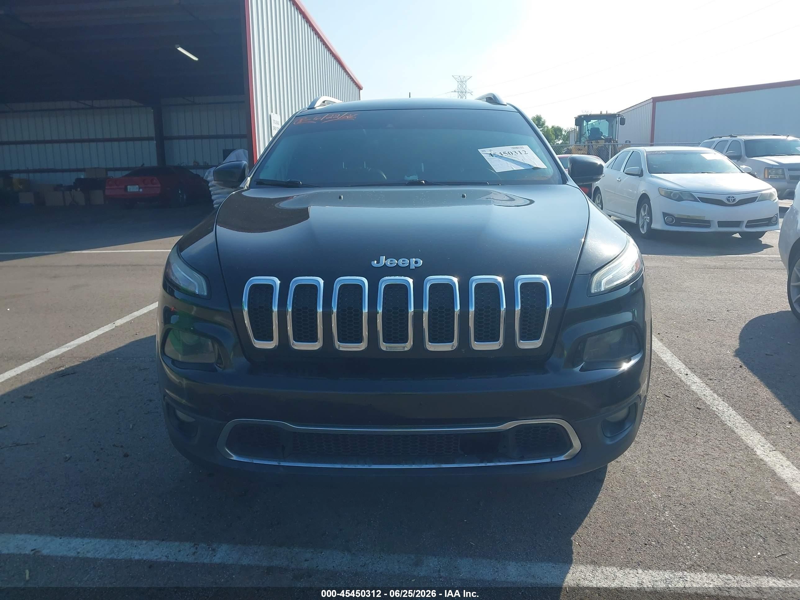 2014 Jeep Cherokee Limited Black vin: 1C4PJMDS0EW151469