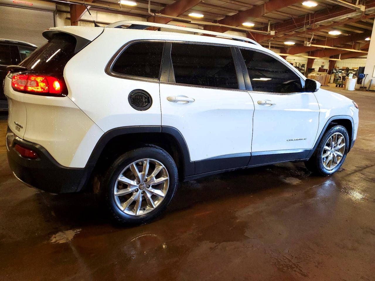 2014 Jeep Cherokee Limited White vin: 1C4PJMDS0EW193494