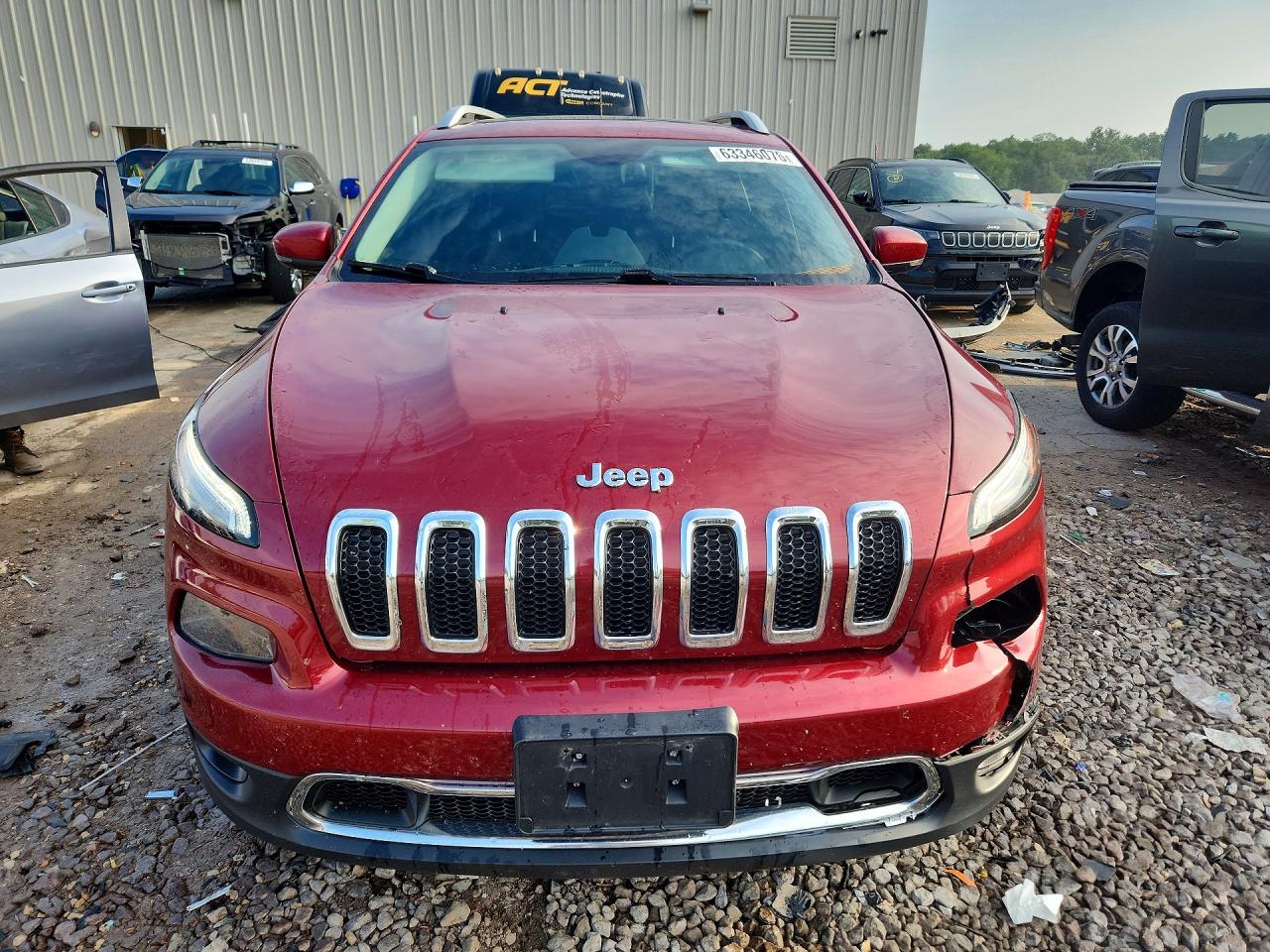 2014 Jeep Cherokee Limited Burgundy vin: 1C4PJMDS0EW210181