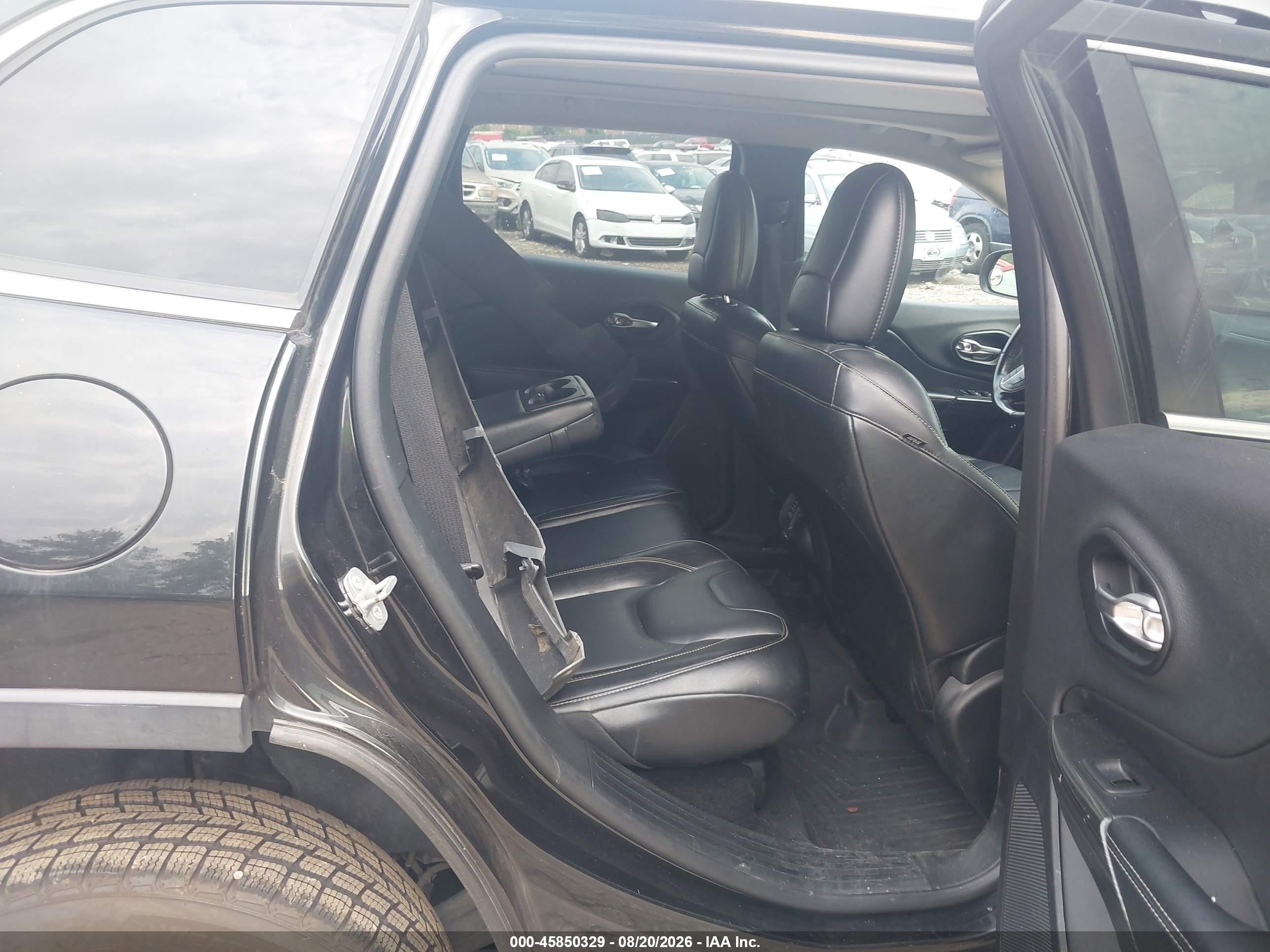 2014 Jeep Cherokee Limited Black vin: 1C4PJMDS0EW210780