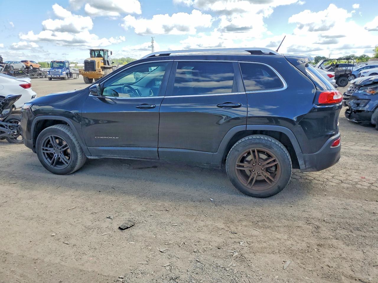 2014 Jeep Cherokee Limited Черный vin: 1C4PJMDS0EW223867