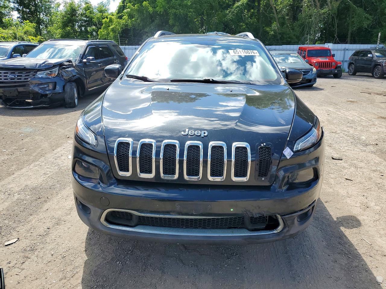 2014 Jeep Cherokee Limited Черный vin: 1C4PJMDS0EW223867