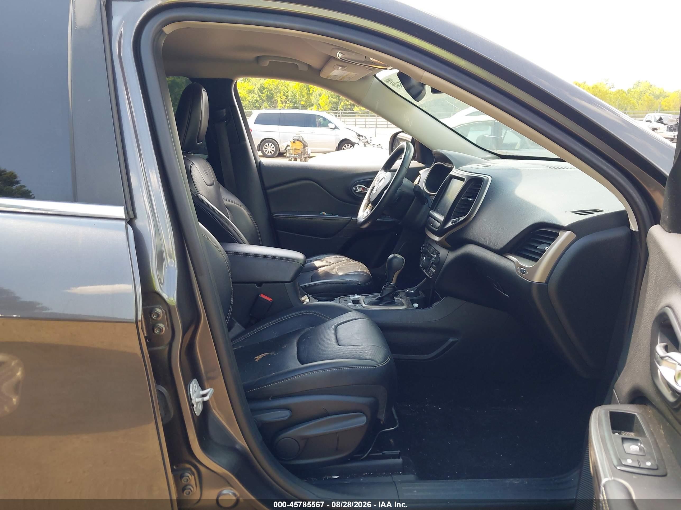 2014 Jeep Cherokee Limited Gray vin: 1C4PJMDS0EW237476