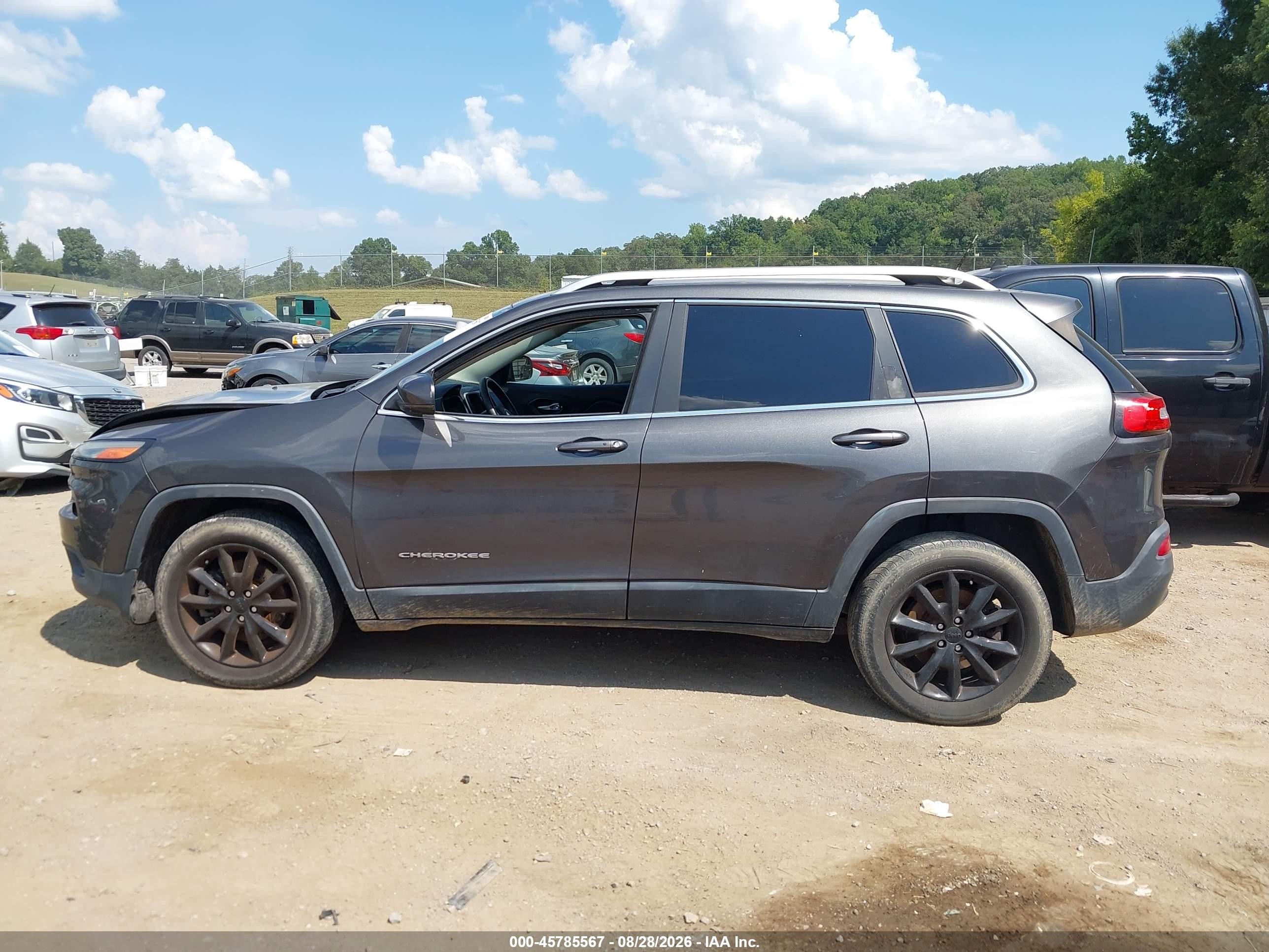 2014 Jeep Cherokee Limited Gray vin: 1C4PJMDS0EW237476