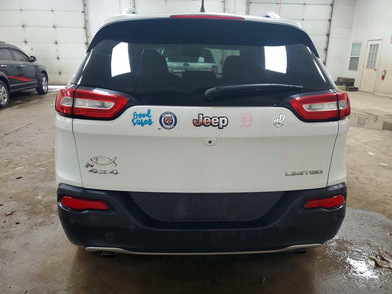 2014 Jeep Cherokee Limited White vin: 1C4PJMDS0EW250325