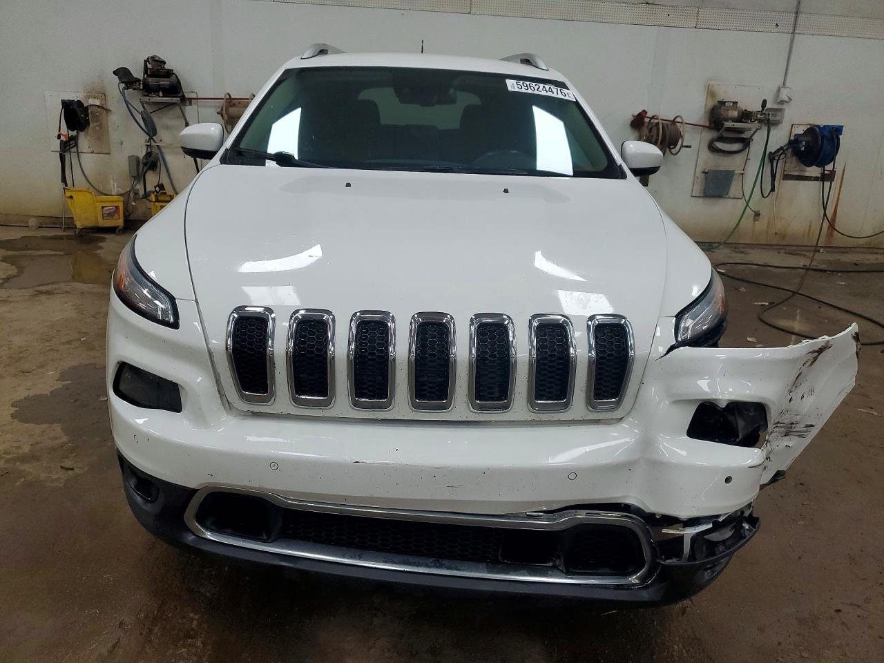 2014 Jeep Cherokee Limited White vin: 1C4PJMDS0EW250325