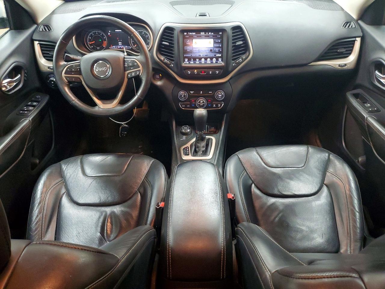 2014 Jeep Cherokee Limited White vin: 1C4PJMDS0EW250325
