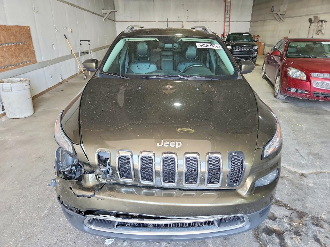 2014 Jeep Cherokee Limited Gray vin: 1C4PJMDS0EW260305