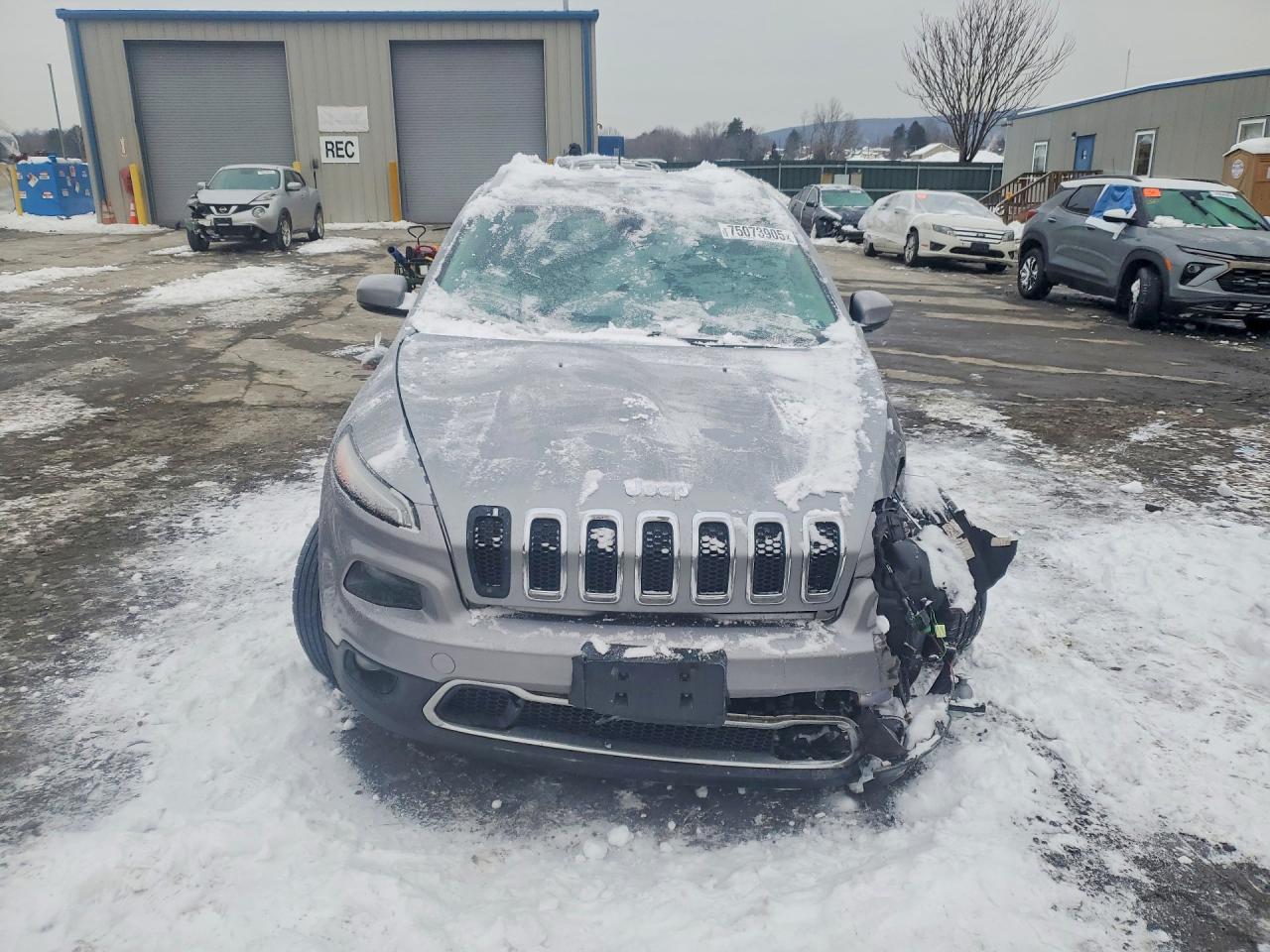 2015 Jeep Cherokee Limited Серебряный vin: 1C4PJMDS0FW512927