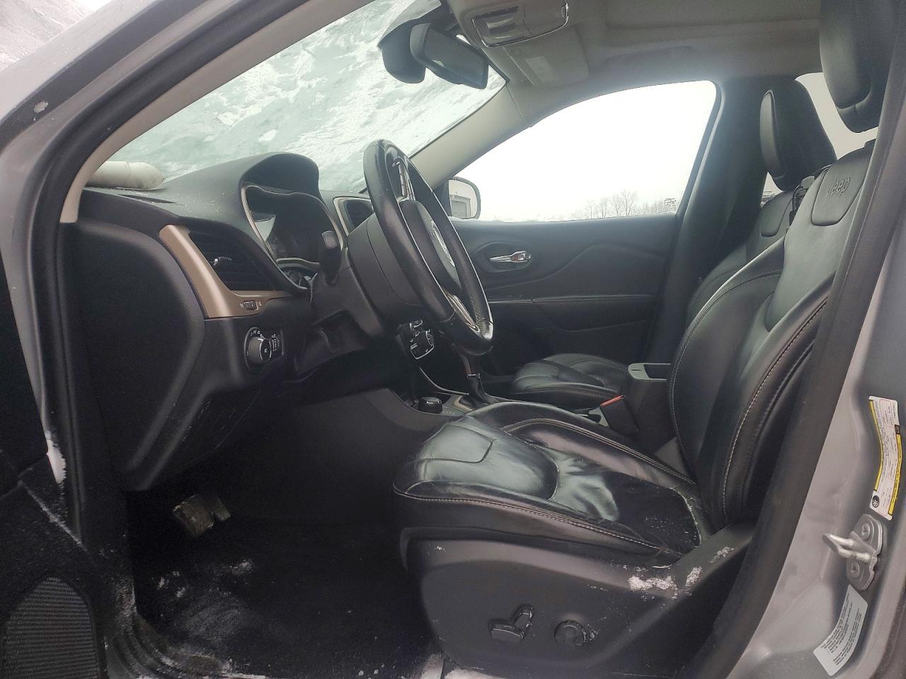 2015 Jeep Cherokee Limited Серебряный vin: 1C4PJMDS0FW512927