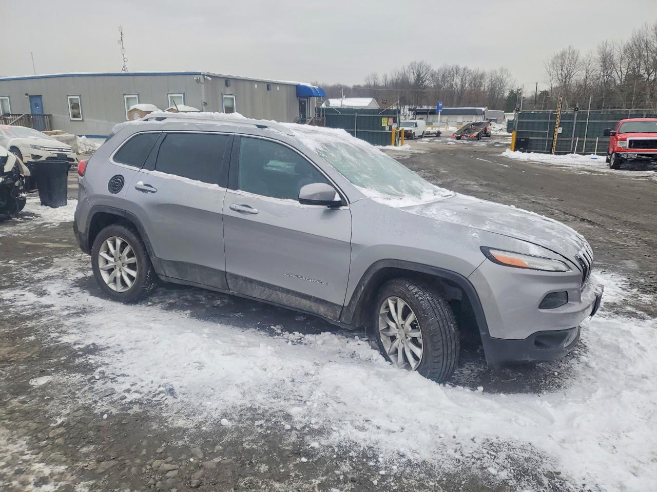 2015 Jeep Cherokee Limited Серебряный vin: 1C4PJMDS0FW512927