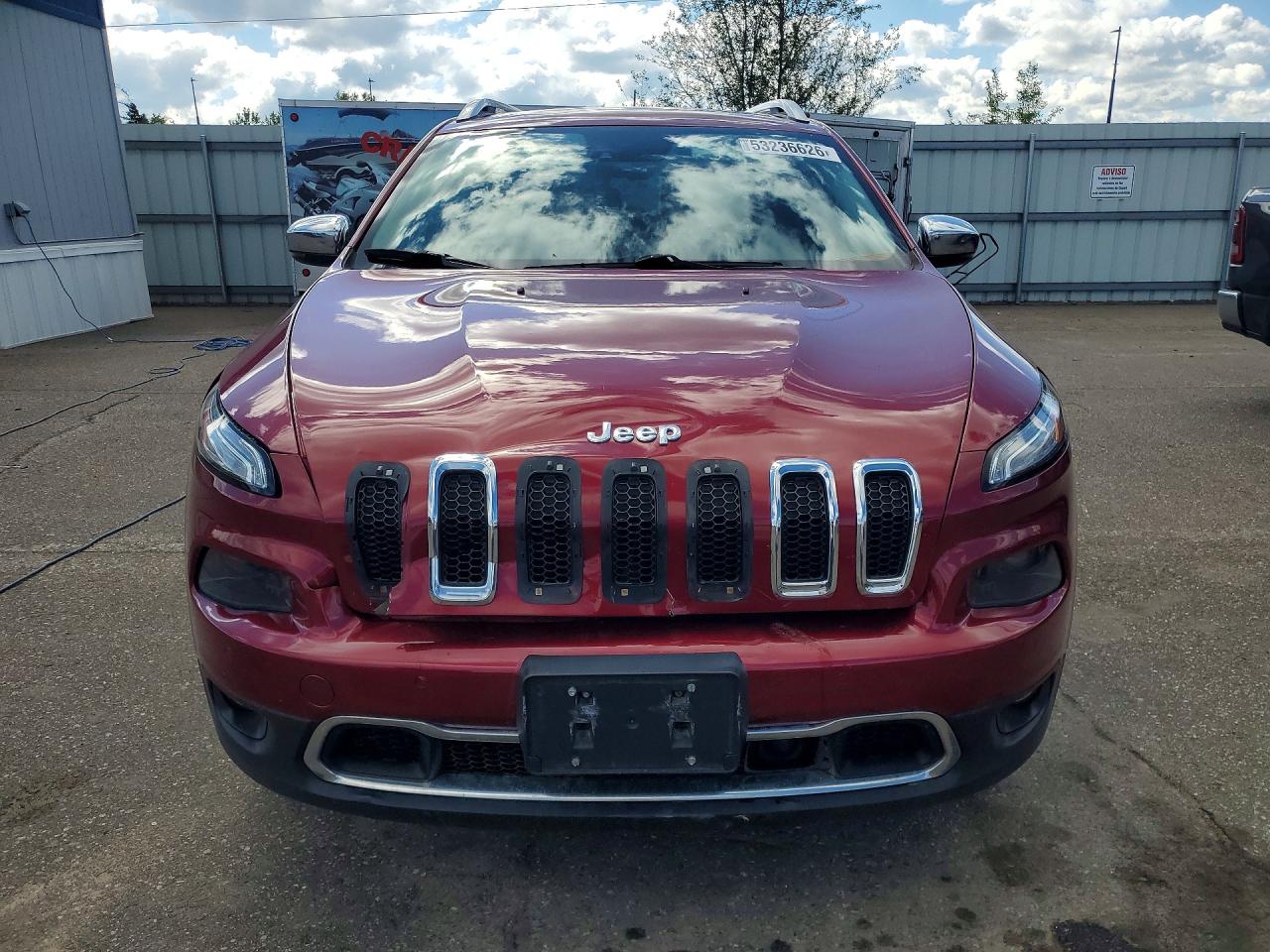 2015 Jeep Cherokee Limited Red vin: 1C4PJMDS0FW609738