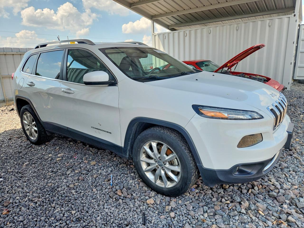 2015 Jeep Cherokee Limited Белый vin: 1C4PJMDS0FW646403