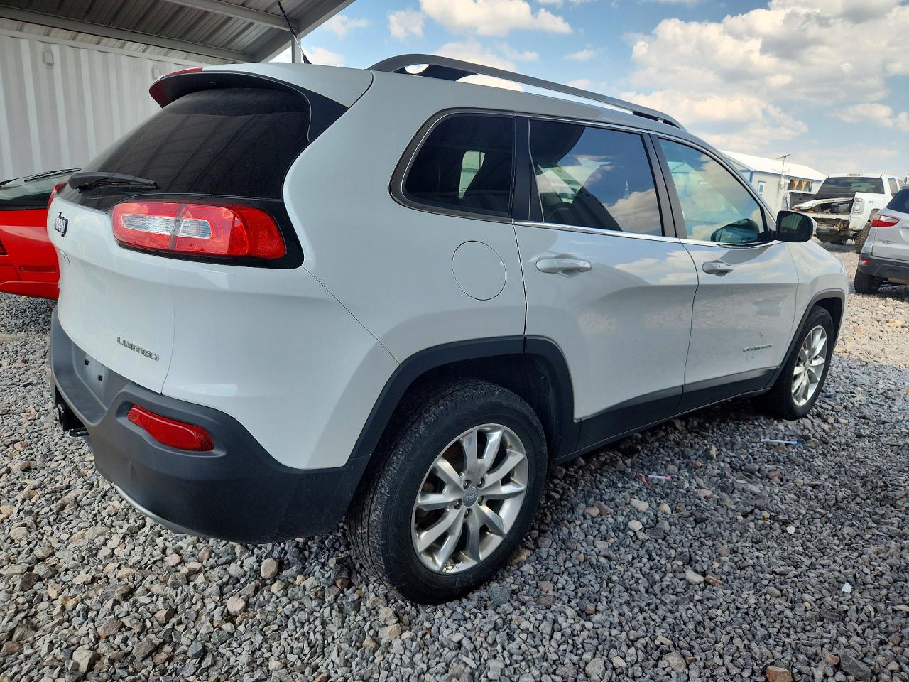 2015 Jeep Cherokee Limited Белый vin: 1C4PJMDS0FW646403