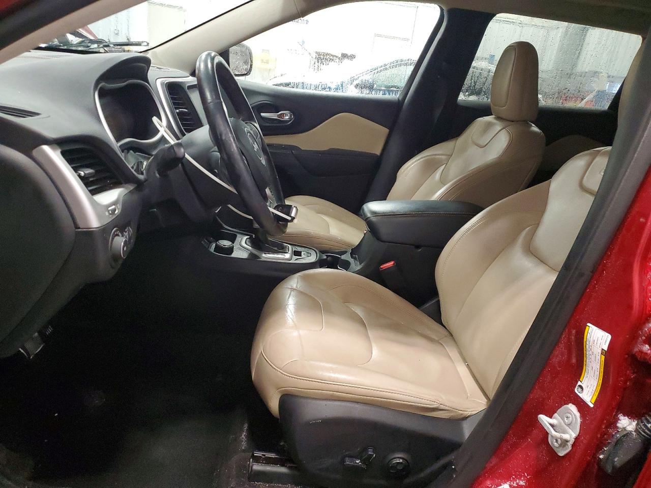 2015 Jeep Cherokee Limited Burgundy vin: 1C4PJMDS0FW652721