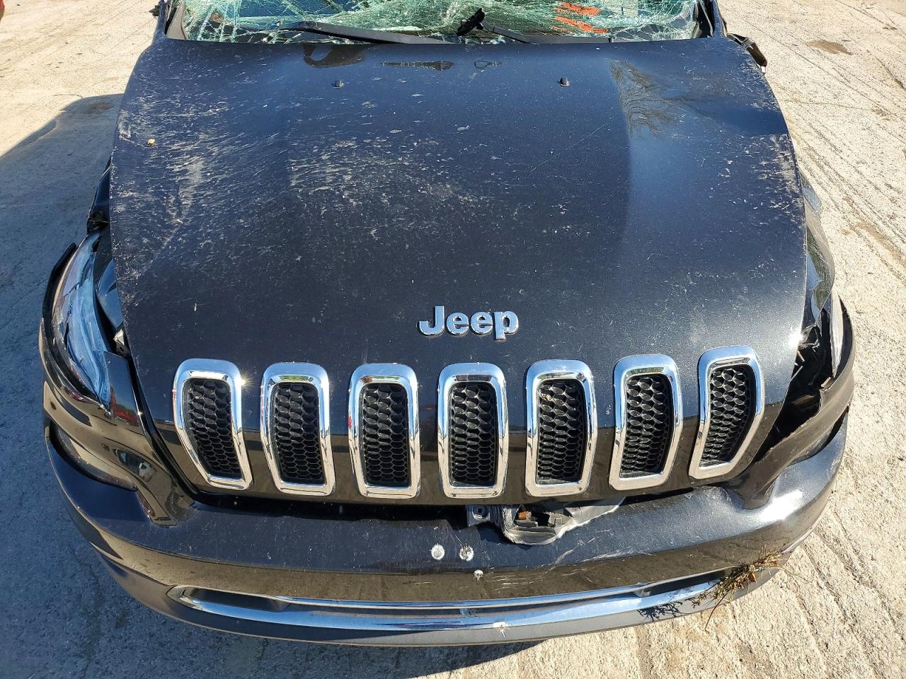 2015 Jeep Cherokee Limited Black vin: 1C4PJMDS0FW667039
