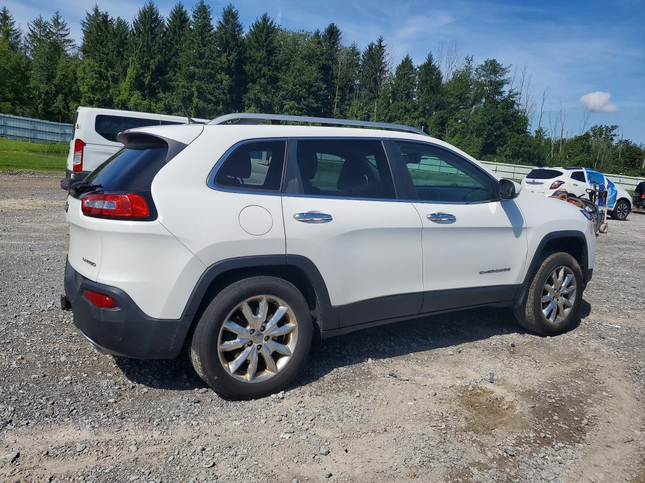 2015 Jeep Cherokee Limited Белый vin: 1C4PJMDS0FW673150