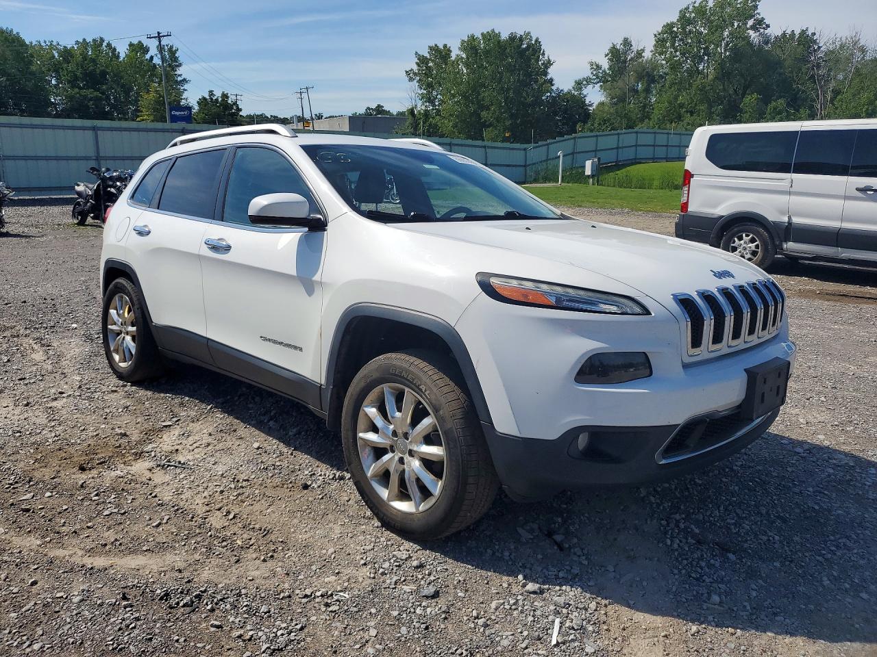 2015 Jeep Cherokee Limited Белый vin: 1C4PJMDS0FW673150