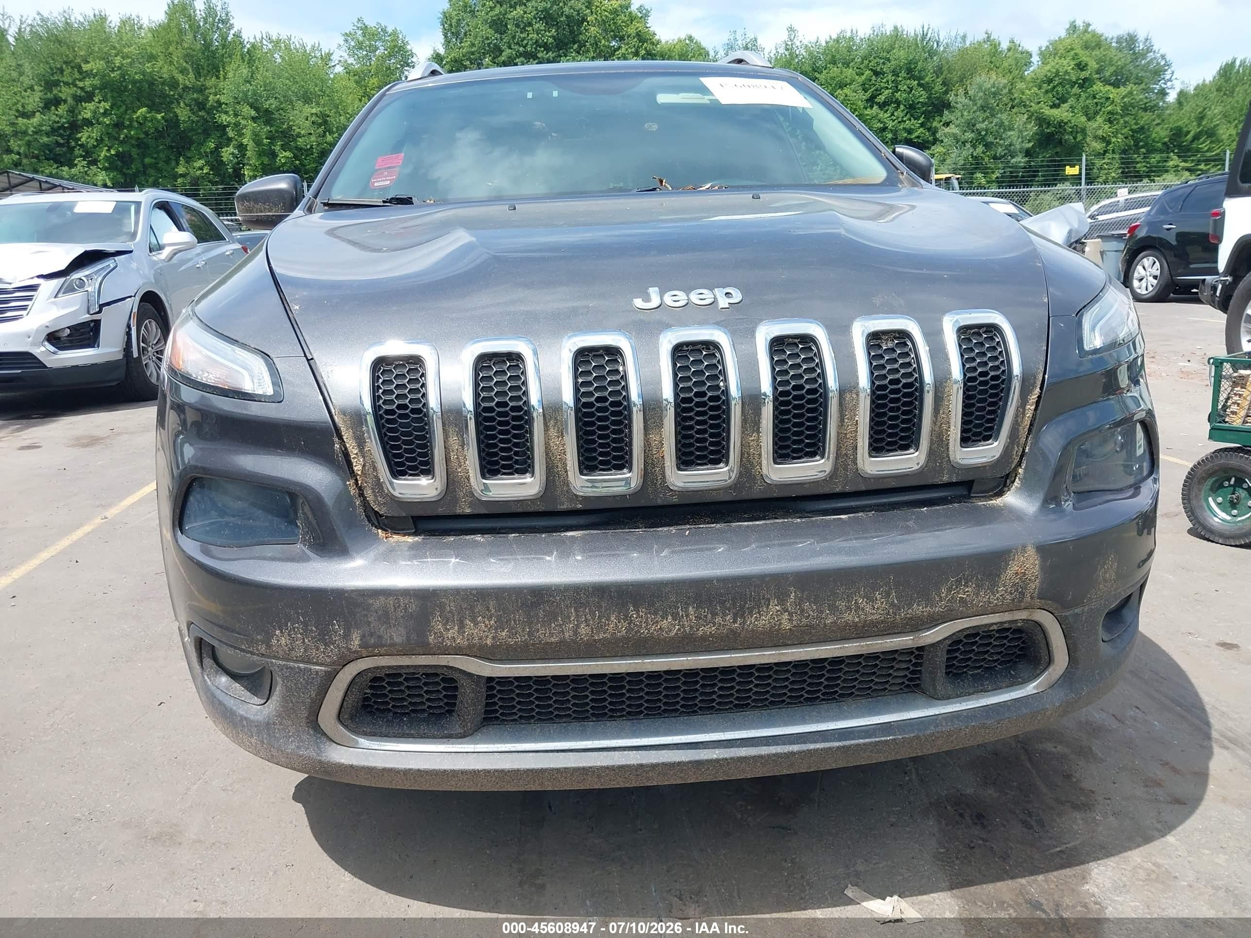 2015 Jeep Cherokee Limited Gray vin: 1C4PJMDS0FW681376