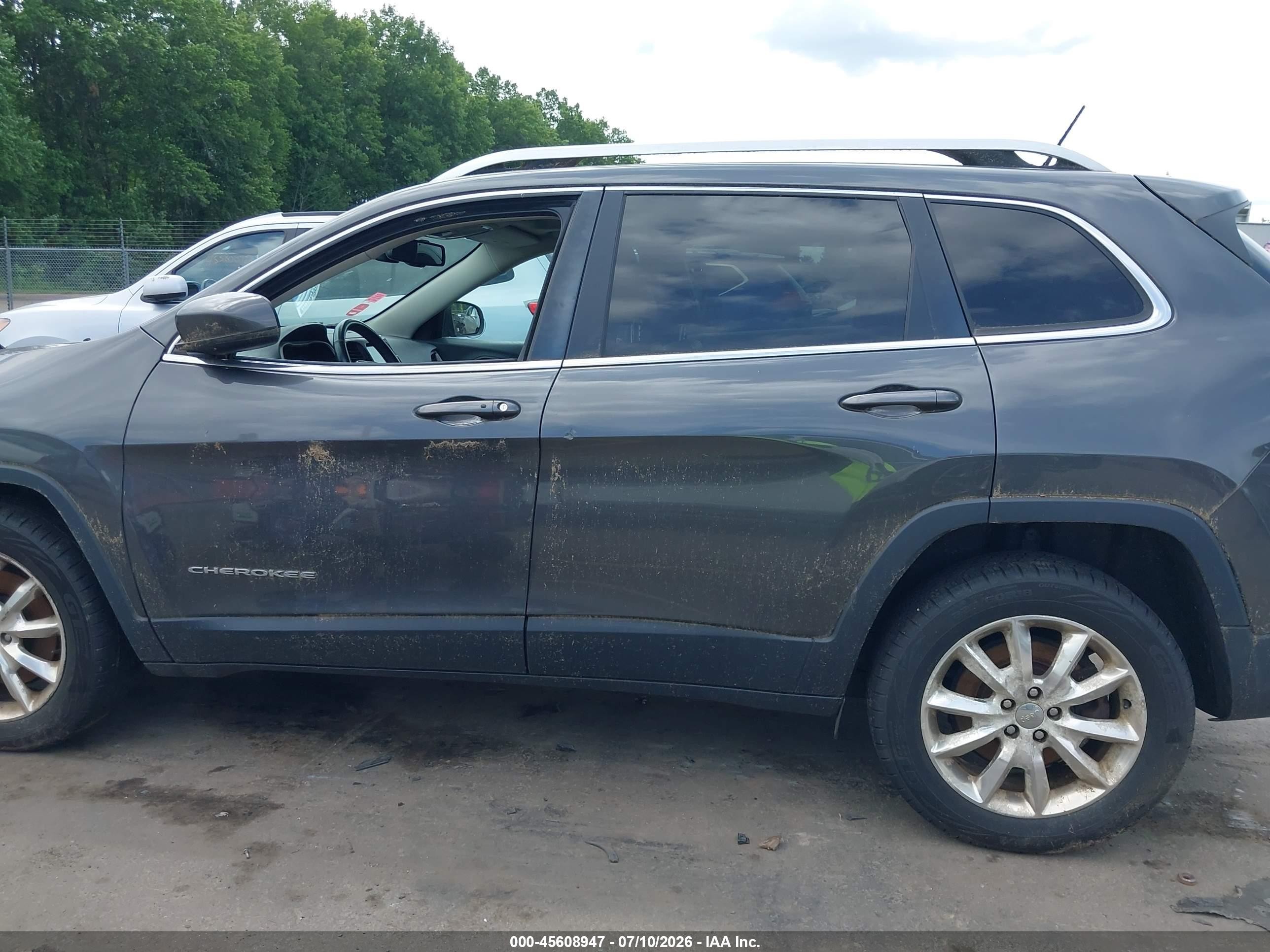 2015 Jeep Cherokee Limited Gray vin: 1C4PJMDS0FW681376