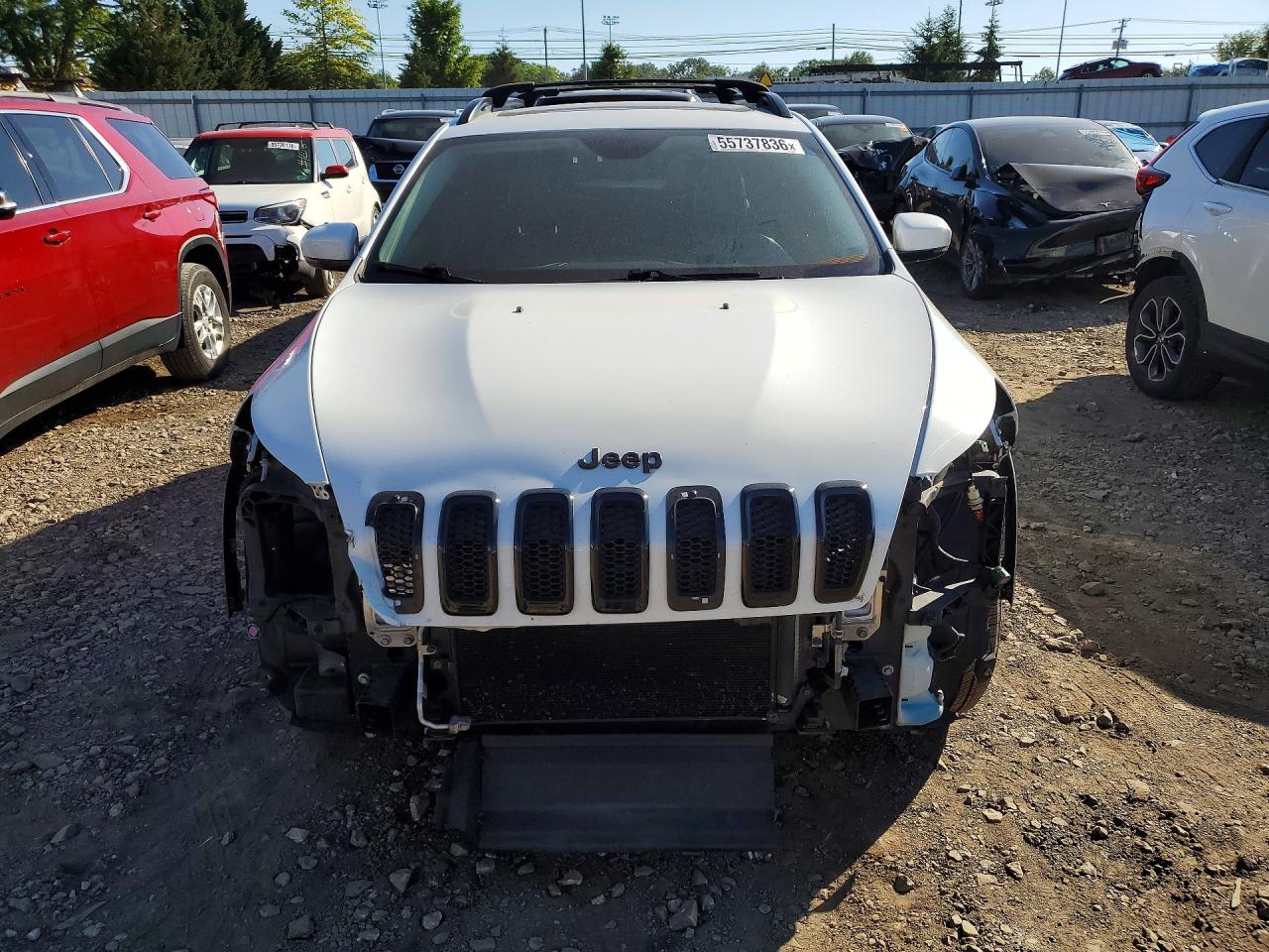 2015 Jeep Cherokee Limited White vin: 1C4PJMDS0FW682222