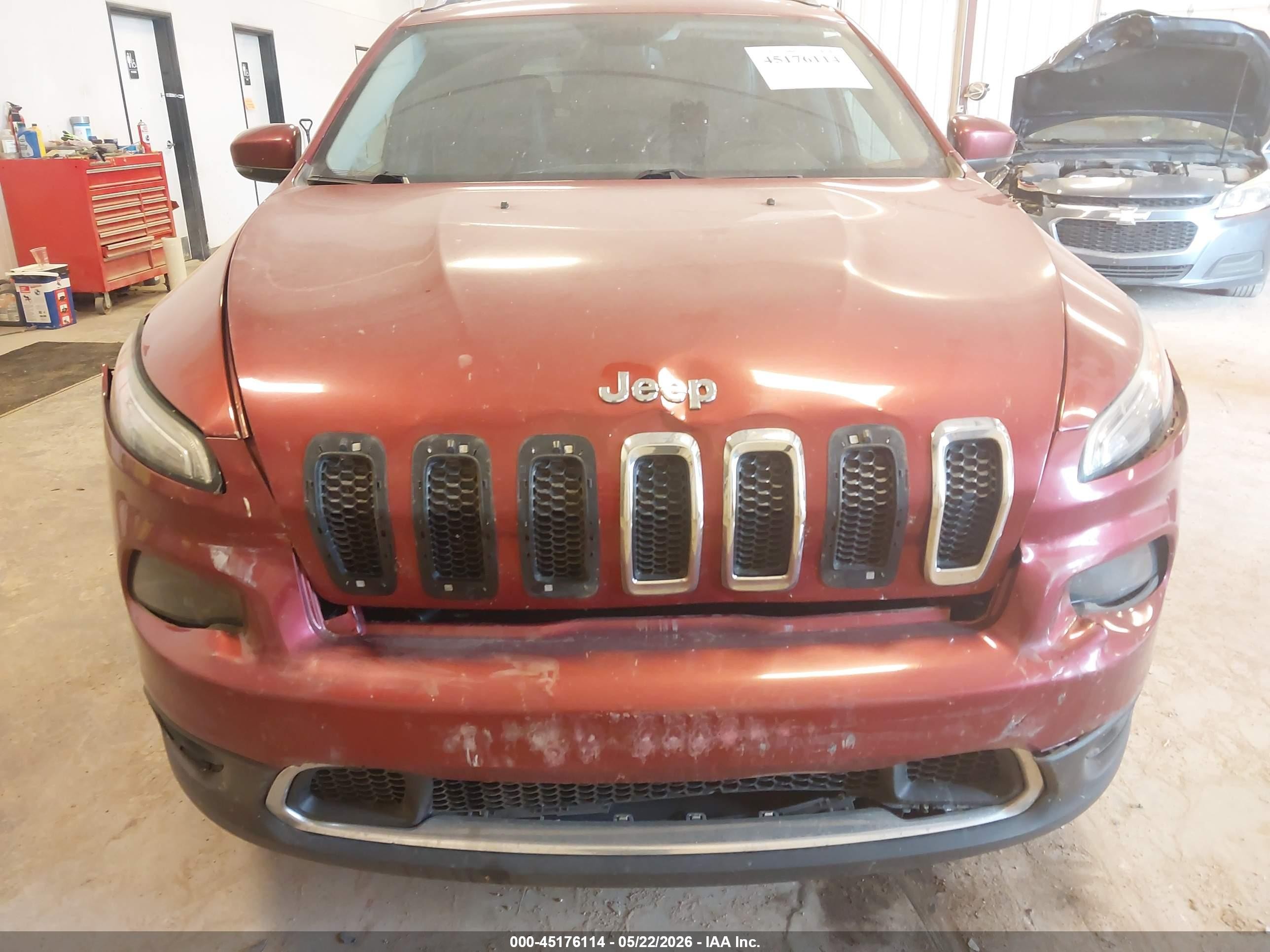 2015 Jeep Cherokee Limited Red vin: 1C4PJMDS0FW726686