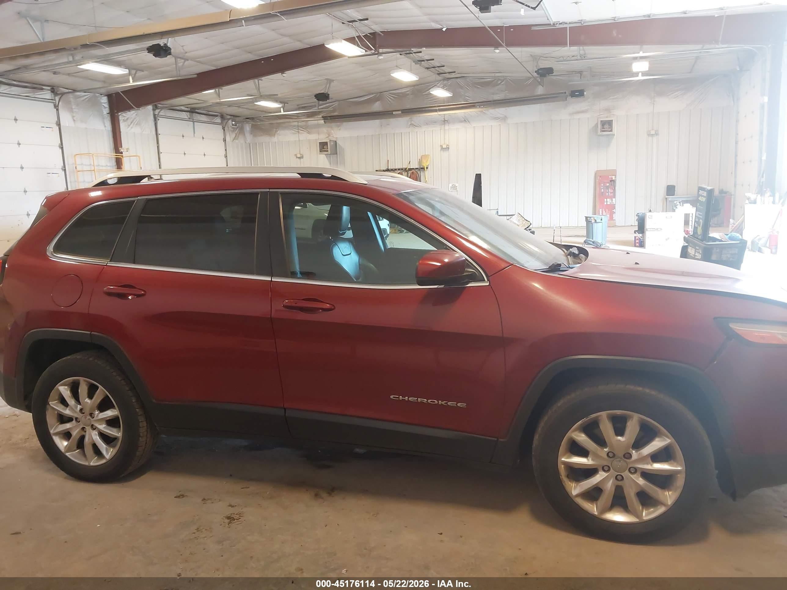 2015 Jeep Cherokee Limited Red vin: 1C4PJMDS0FW726686