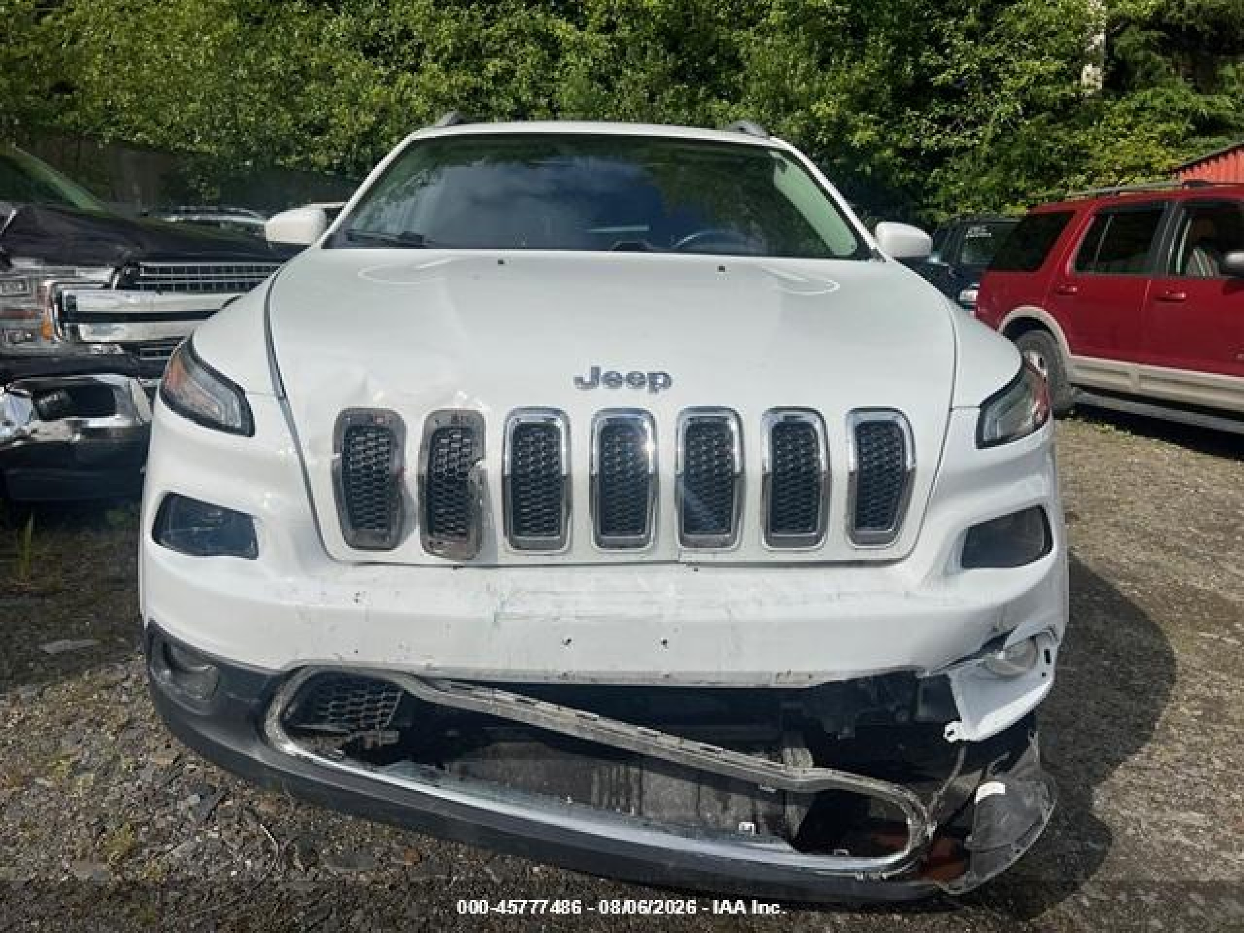 2014 Jeep Cherokee Limited White vin: 1C4PJMDS1EW168247