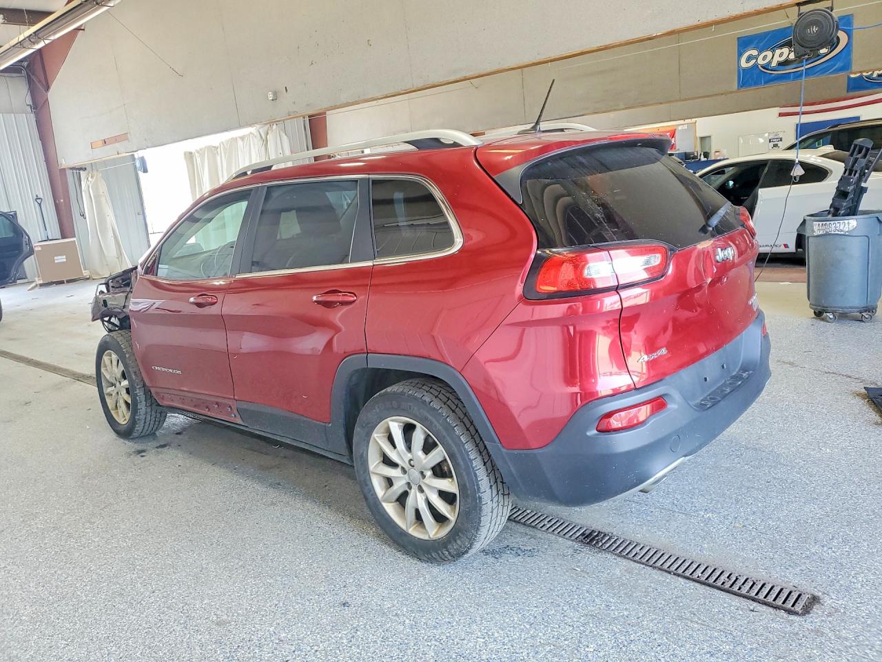 2014 Jeep Cherokee Limited Maroon vin: 1C4PJMDS1EW184268