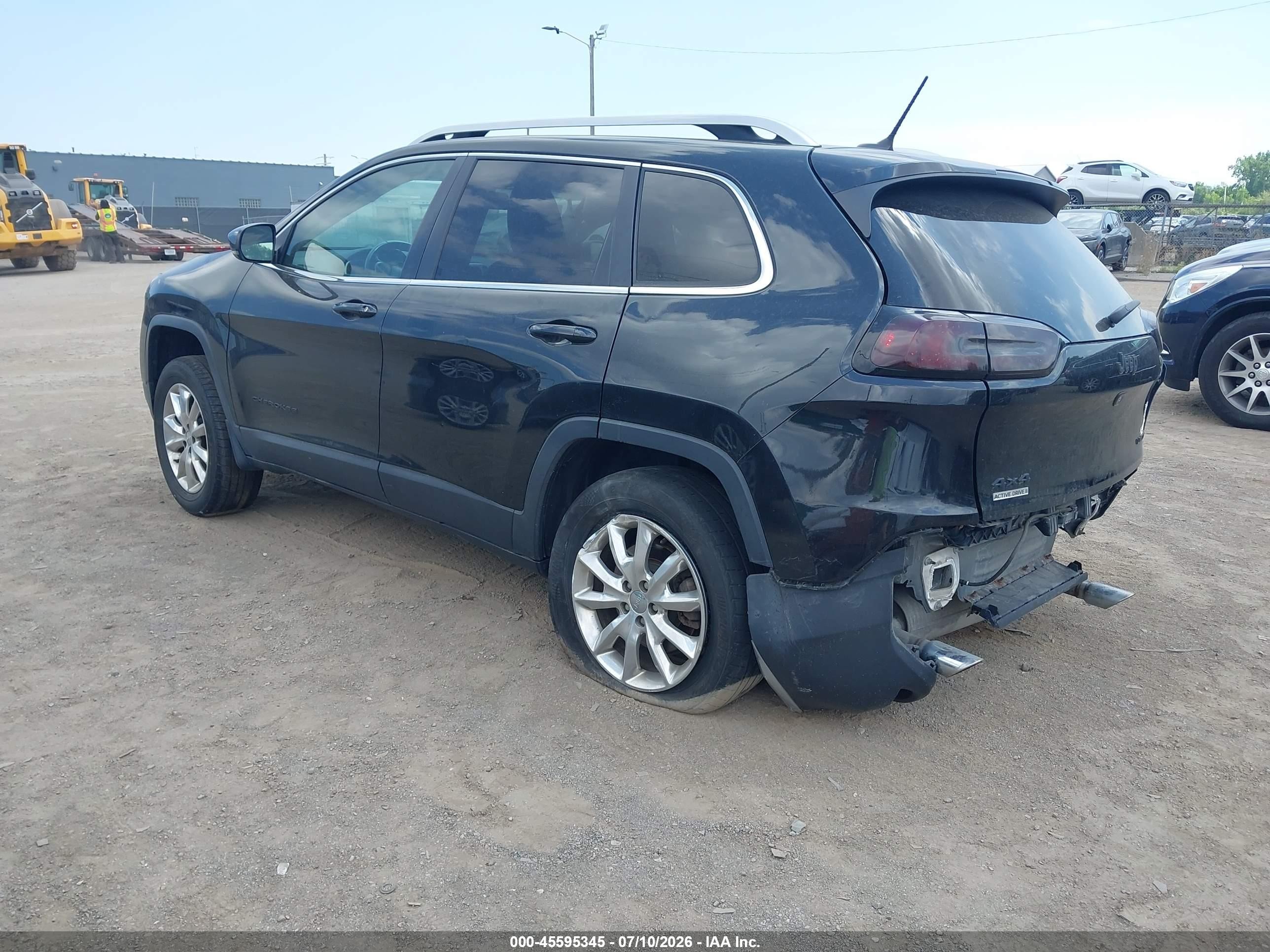 2014 Jeep Cherokee Limited Gray vin: 1C4PJMDS1EW191124