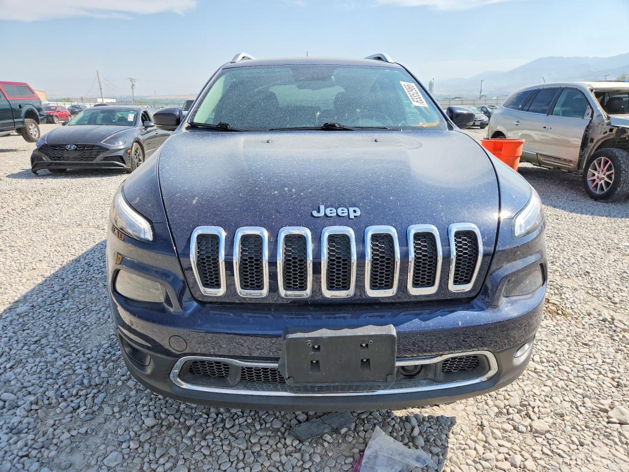 2014 Jeep Cherokee Limited Blue vin: 1C4PJMDS1EW232657