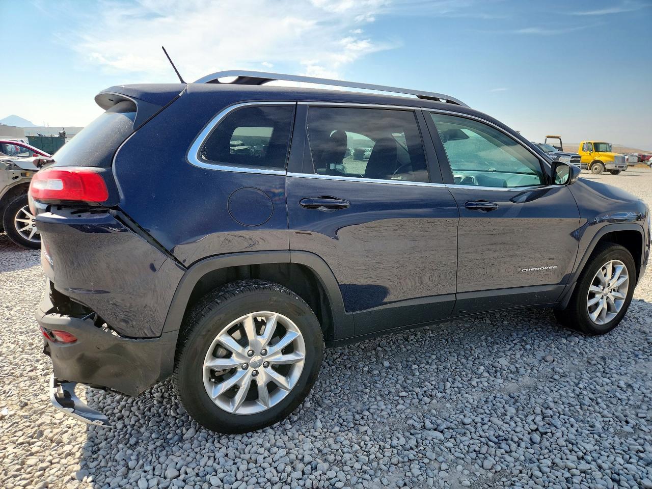 2014 Jeep Cherokee Limited Blue vin: 1C4PJMDS1EW232657
