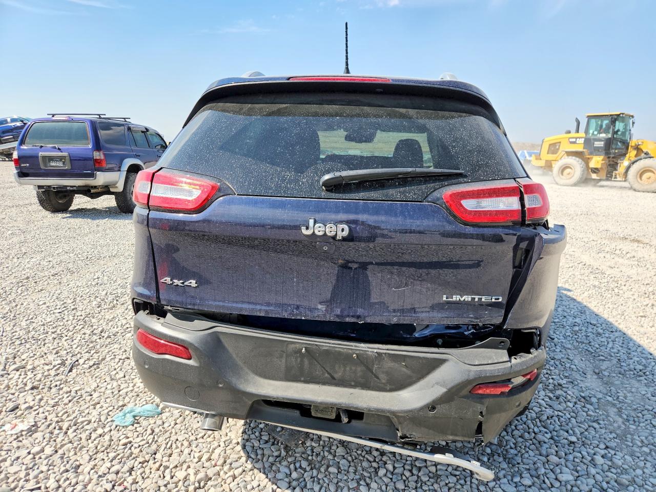 2014 Jeep Cherokee Limited Blue vin: 1C4PJMDS1EW232657