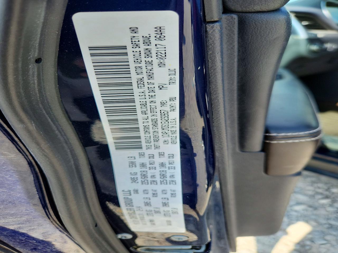 2014 Jeep Cherokee Limited Blue vin: 1C4PJMDS1EW232657
