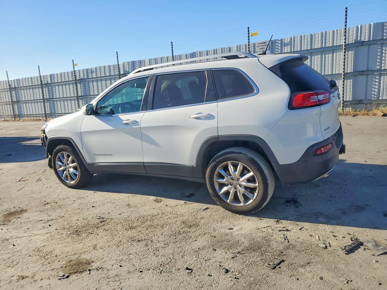 2014 Jeep Cherokee Limited White vin: 1C4PJMDS1EW236658