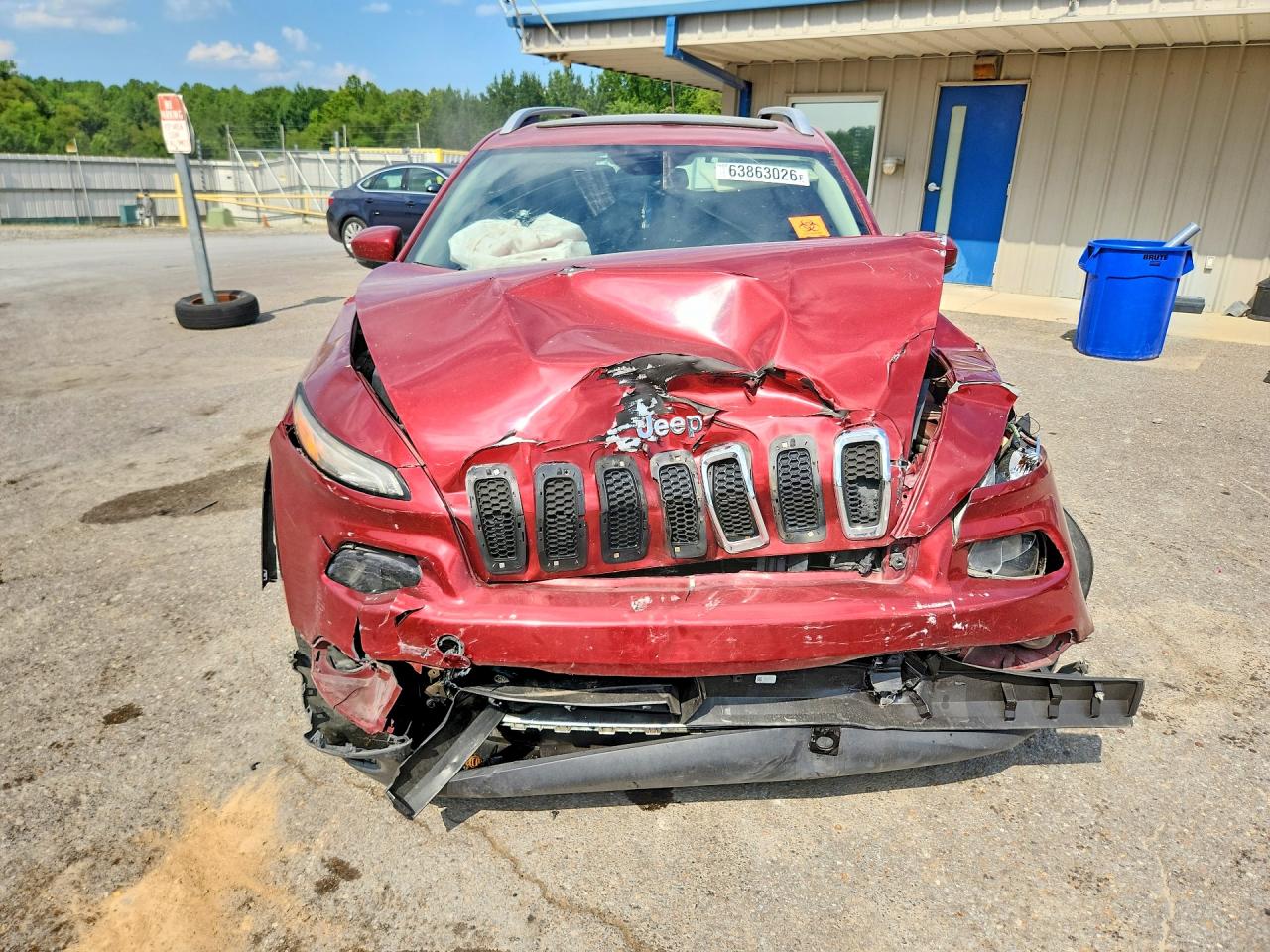 2014 Jeep Cherokee Limited Красный vin: 1C4PJMDS1EW247451