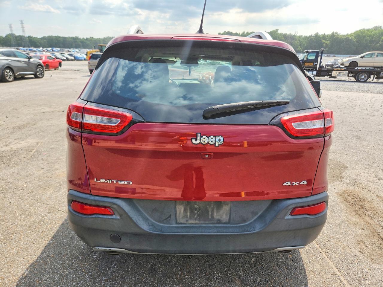 2014 Jeep Cherokee Limited Красный vin: 1C4PJMDS1EW247451