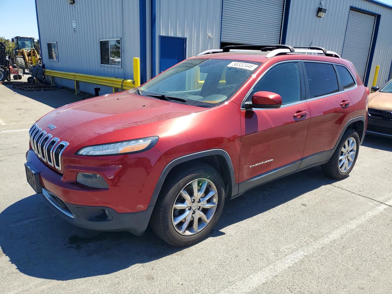 2014 Jeep Cherokee Limited Maroon vin: 1C4PJMDS1EW266338